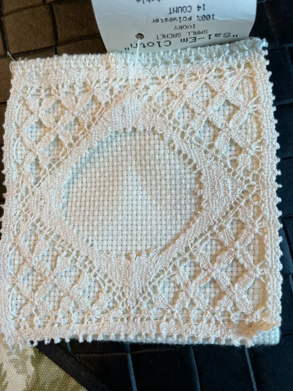 Crafter's Pride Sal-Em Cloth Small Sachet Ivory New